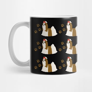 shih tzu dog pattern Mug